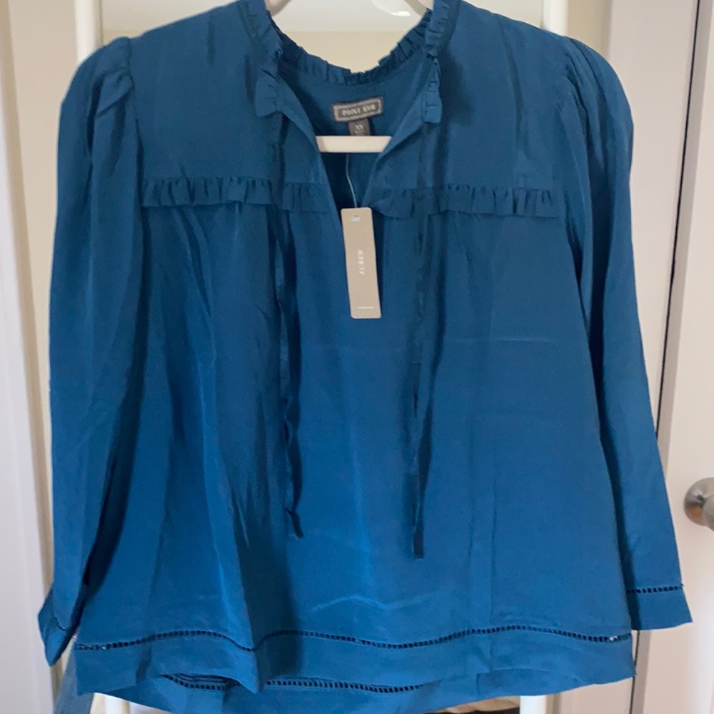 Point Sur for J Crew blouse XS, NWT
